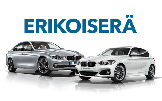 Erikoiserä vähän ajettuja BMW- ja MINI-autoja