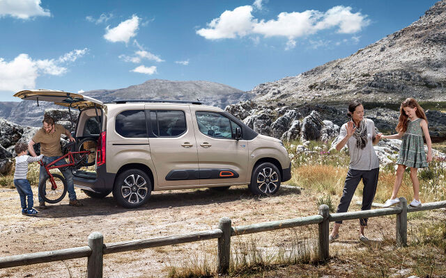 Citroën Berlingo: korko 1 %, kulut 0 €.