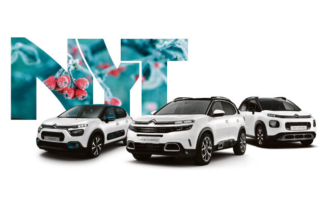 Huoleton 1% rahoituskampanja koko Citroën-mallistoon