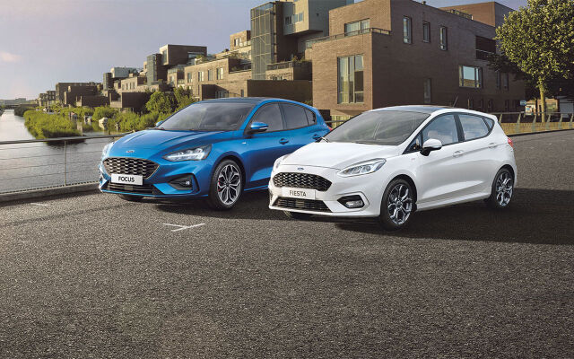 Erään Ford-henkilöautoja 0 % korko ilman kuluja