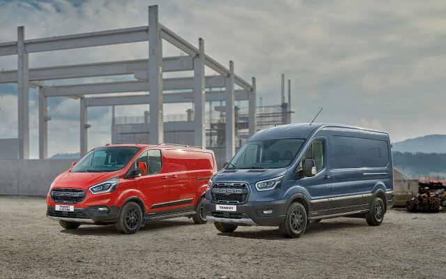 Ford Transit Trail-mallit