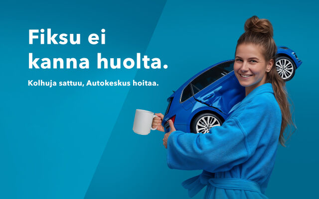 Kolarikorjaamollamme auto nopeasti kuntoon