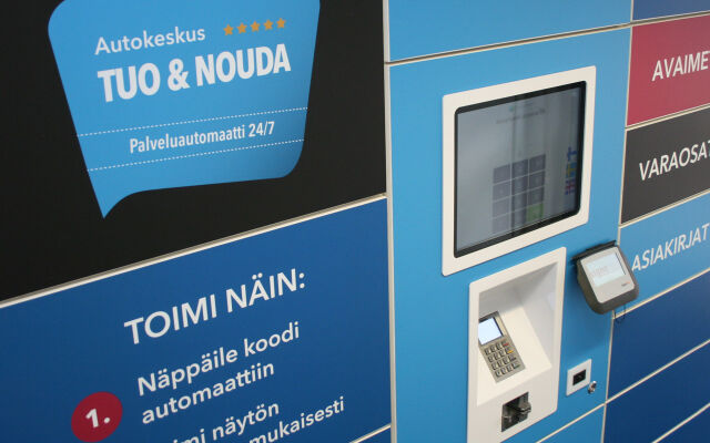 Tuo & Nouda -palveluautomaatti palvelee 24/7