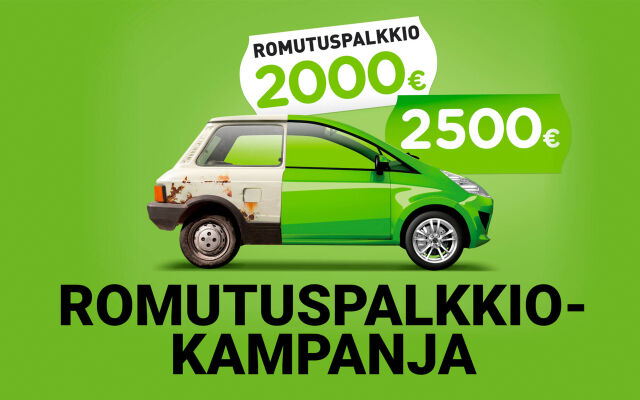 Hyödynnä romutuspalkkio meillä Autokeskuksessa