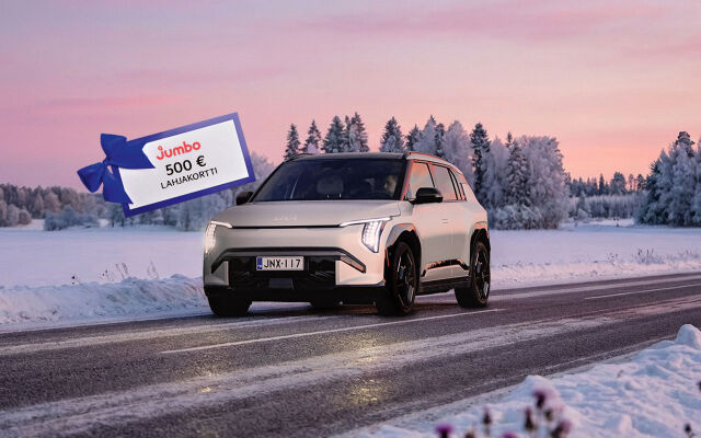 Koko Kia-mallistoon 0,99 % korko + 500 € lahjakortti