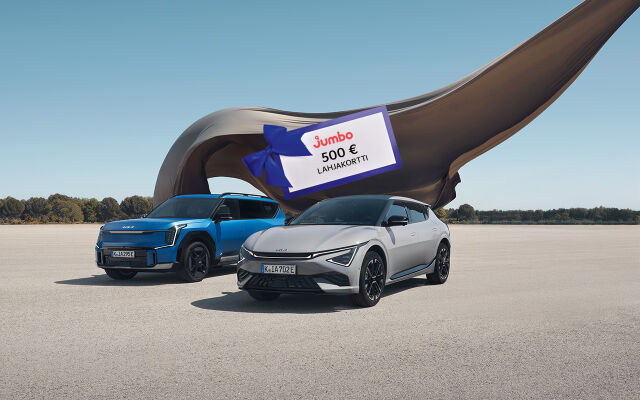 Nyt Kia EV6 ja EV9 -malleihin korko 0,99 % + kulut