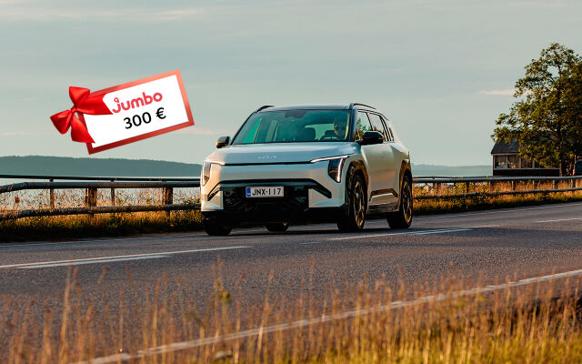 Kia Mega-ale: 0 % korko ja 300 € lahjakortti