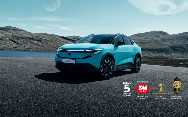 Uusi Nissan Leaf ennakkoesittelyssä torstaina 21.5.