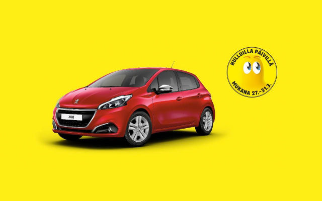 Peugeot 208 hullun halvalla