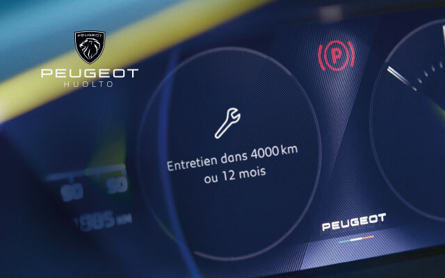 Peugeot-määräaikaishuollot 20 % alennuksella