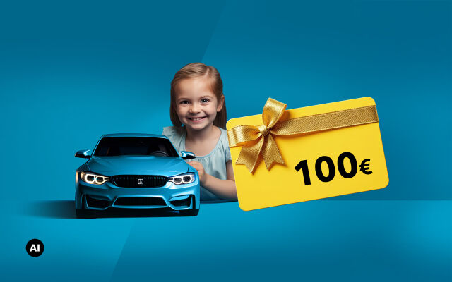 Huoltoetu 100 € käytetyn auton ostajalle
