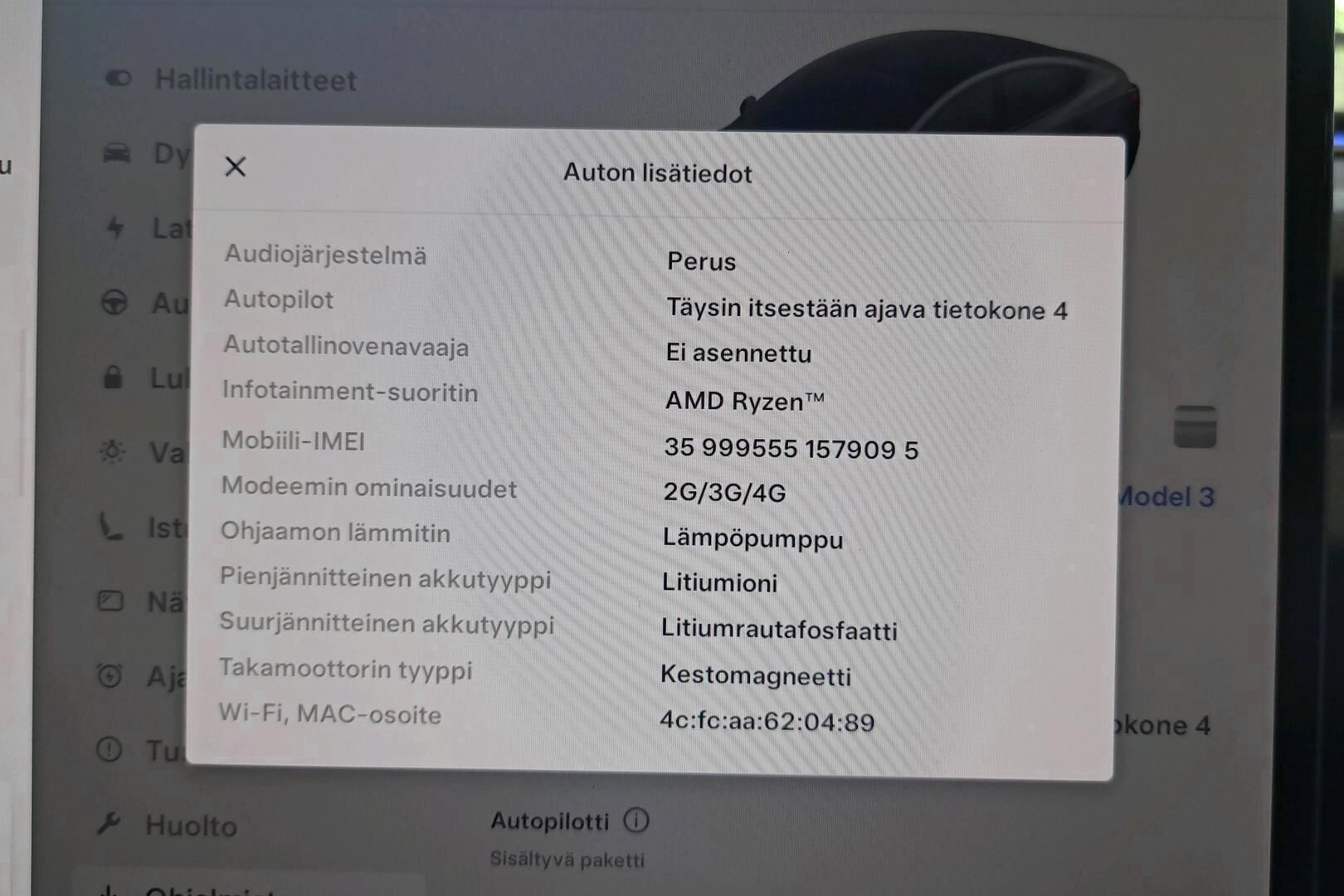 TESLA MODEL 3 iso kuva 1