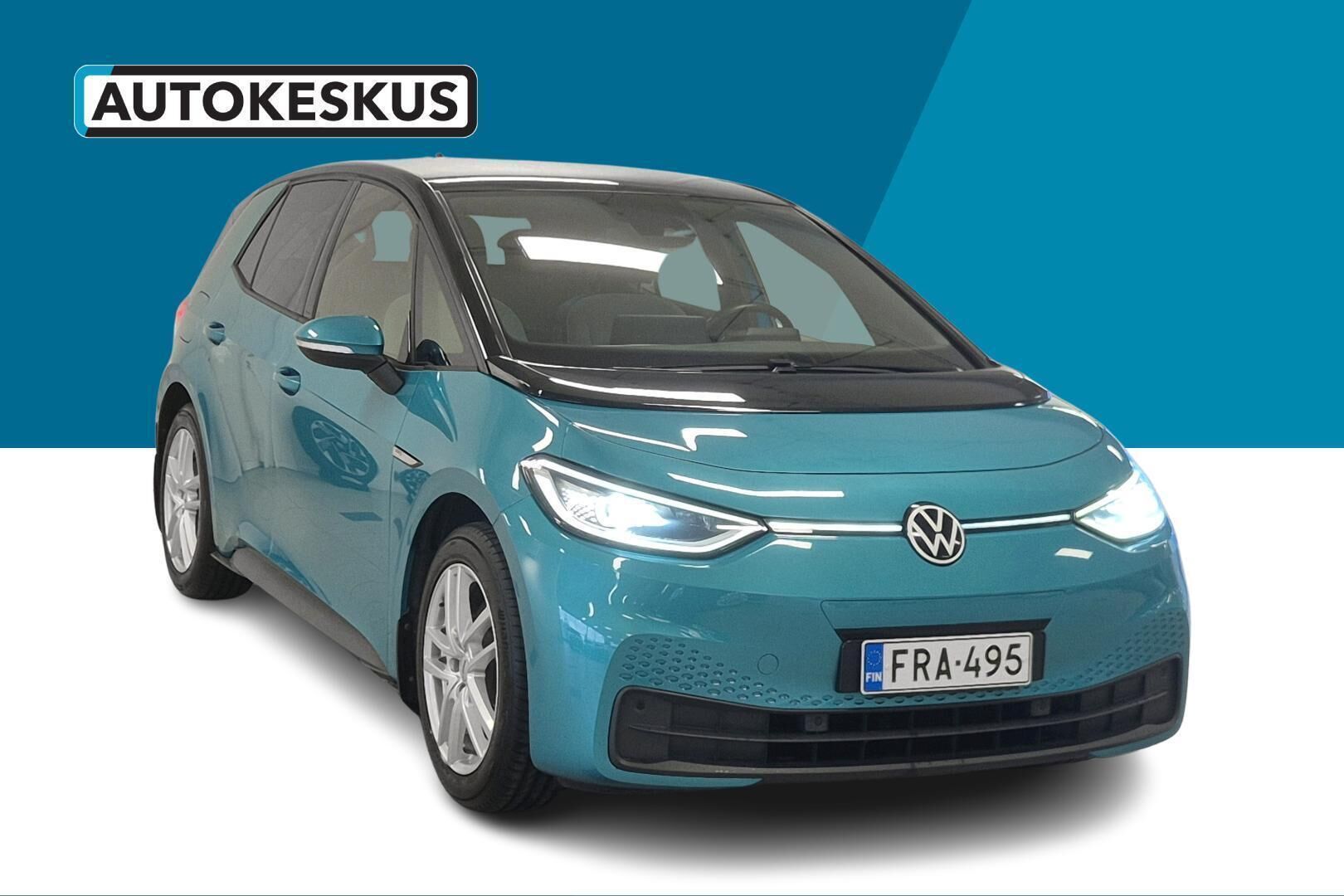 Volkswagen ID.3 Pro 107 kW, akku 58 kWh 2021, kuva 4/25