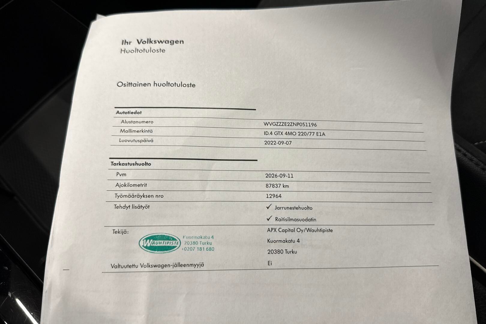 VOLKSWAGEN ID.4 iso kuva 20