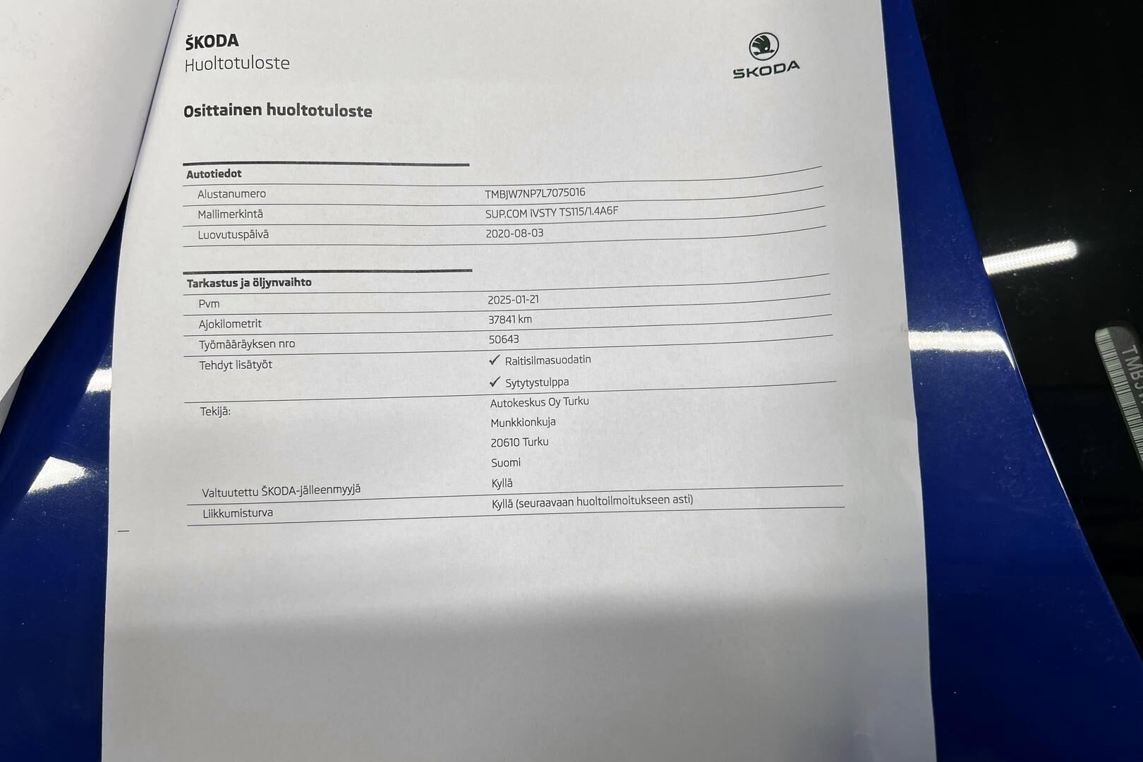 SKODA SUPERB iso kuva 27